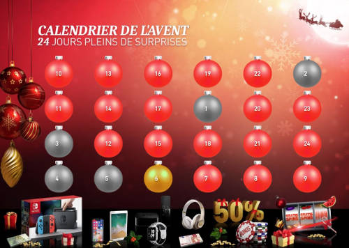 calendrier de l'Avent Casino777