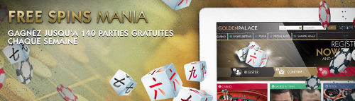 Golden Palace Free Spins Mania