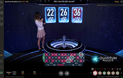 Quantum Roulette Live Screenshot