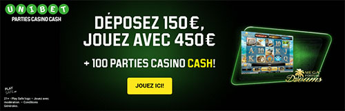 Cash Spins Chez Unibet