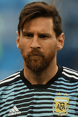 Lionel Messi avec l'Argentine