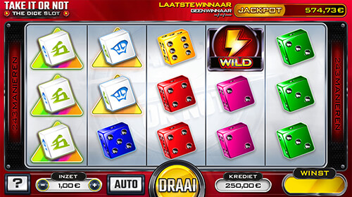 Take it or not dice slot screenshot 1