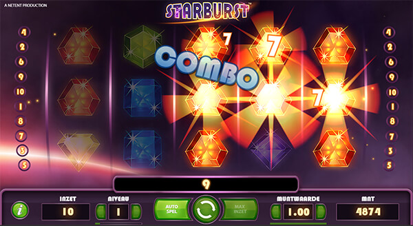 Starburst capture d'écran des effets d'arcade
