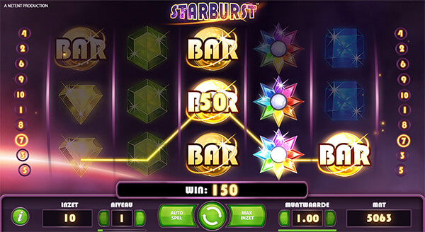 Starburst capture d'écran BAR